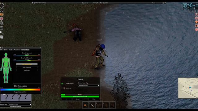 Day 143 - Trials of Fishing and Battling A Zombie in the Dark [Project Zomboid] смотреть онлайн