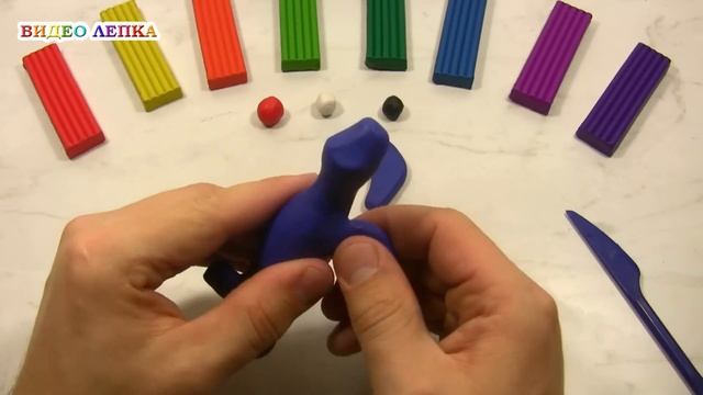 Лепка из пластилина МОРСКОЙ КОТИК | Видео Лепка смотреть онлайн