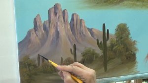 Семинар по технике Боба Росса. Горы кистью. Как пишет Боб Росс кусты и деревья, отражение в воде