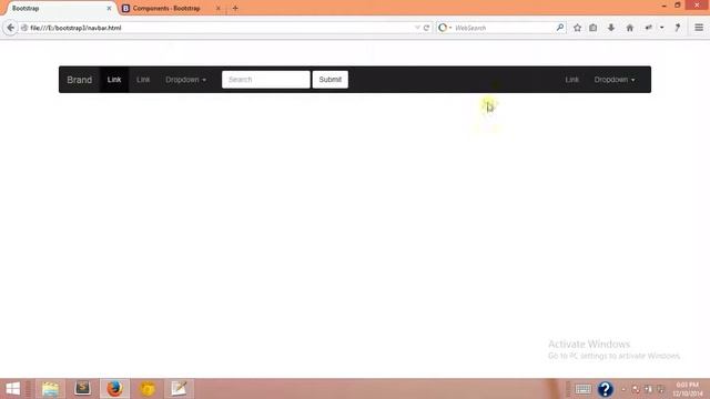 17 - Navbar in bootstrap смотреть онлайн