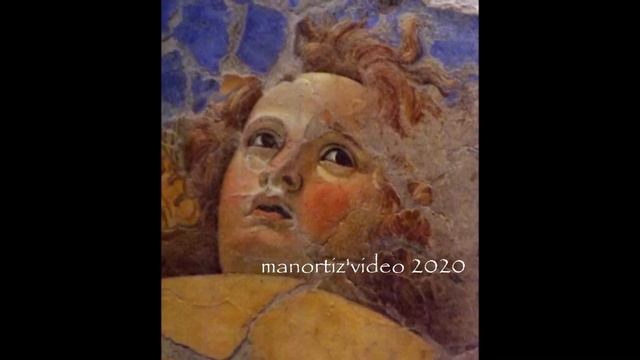 Melozzo da Forlì, Angels playing the lute, the tambourine, the triangle, the rebeck, manortiz смотреть онлайн