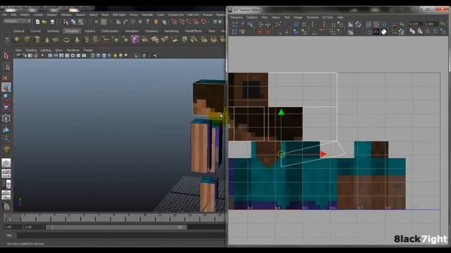 [Maya Tutorial] Minecraft Character Model Texture (part 1) смотреть онлайн