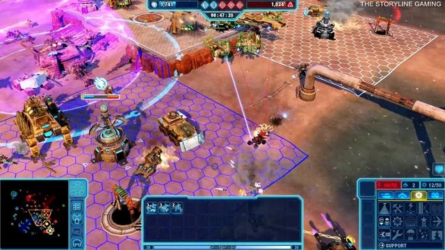 Command & Conquer 4: Tiberian Twilight - 5v5 Skirmish BRUTAL - Danger in Utopia - Gameplay PC смотреть онлайн