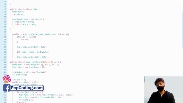 Target sum pair in BST | Binary Search Tree | In English | Java | Video_9 смотреть онлайн
