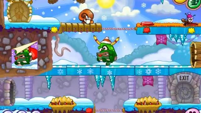 Snail Bob 6: Winter Story - LEVEL 22 - 3 ЗВЕЗДЫ смотреть онлайн