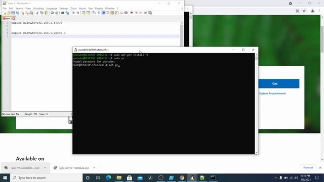 Windows subsystem for linux (WSL2) Graphical User Interface (GUI) setup running on windows 10 pro смотреть онлайн