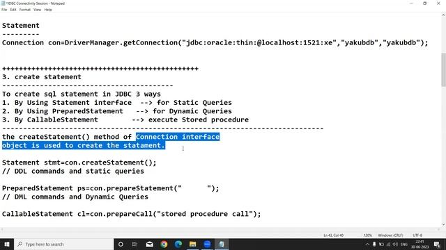 JDBC Connection Steps with 5 Statement With Oracle Database смотреть онлайн