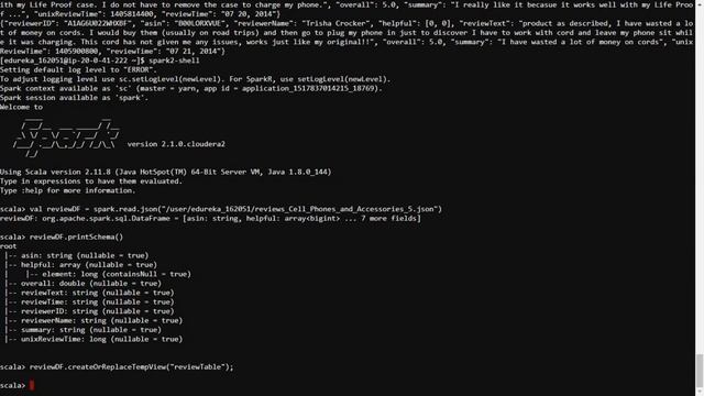 SPARK SQL WITH JSON DATA смотреть онлайн