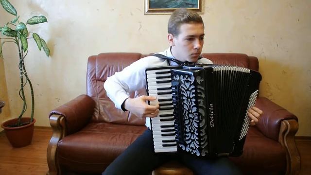 Владимир Орос, аккордеон Delicia Carmen 24, Е. Дога, вальс смотреть онлайн