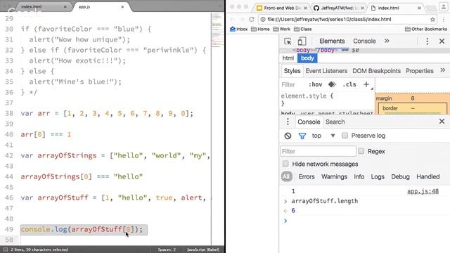 Front-end Web Development: JavaScript, cont'd смотреть онлайн