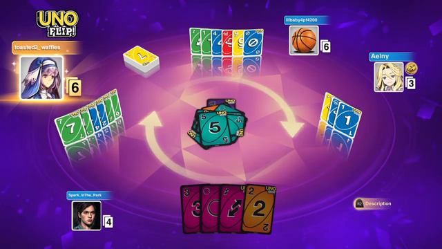UNO Flip online game смотреть онлайн