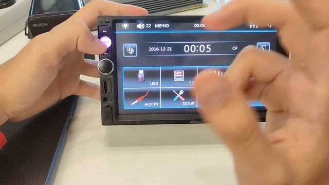 ПОДКЛЮЧАЕМ ТЕЛЕФОН К МАГНИТОЛЕ 2 DIN ПО БЛЮТУЗ смотреть онлайн