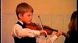 Зейтц Концерт Соль мажор исп. ученик 1 класса  Гурьев Гурий любительская съёмка