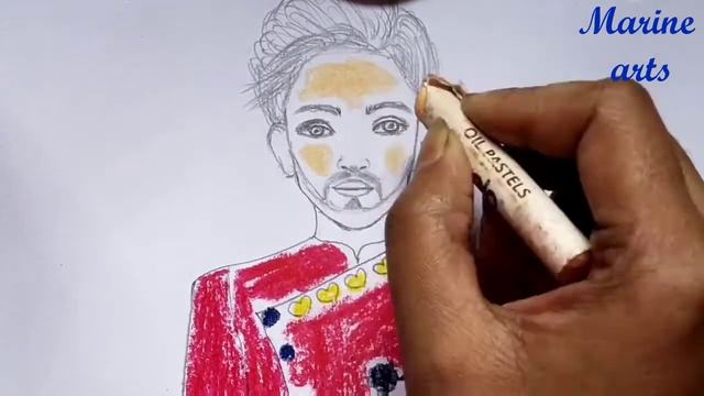 How to Draw A Beautiful Boy Easy Way | Boy Drawing | dress drawing | fashion design | face drawing смотреть онлайн