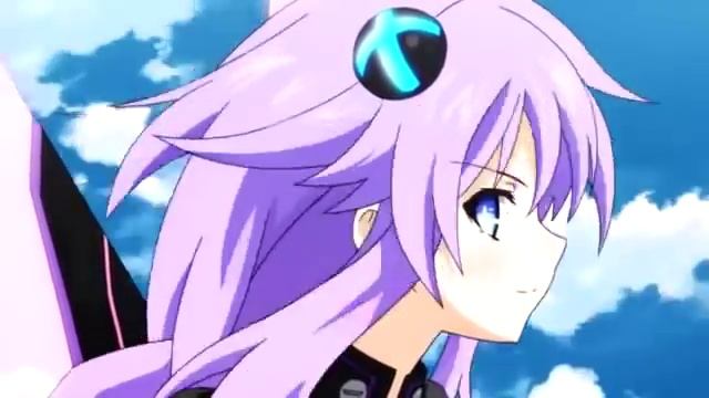 Hyperdimension Neptunia The Animation Iris Heart scares Rei Ryght but Yellow Heart fights her. смотреть онлайн