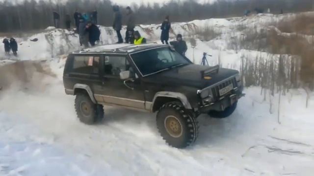Off-road Mitsubishi Pajero Jeep Cherokee Niva 4x4 смотреть онлайн