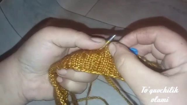 Шапка тукиш (неограненный алмаз) 1-кисм shapka to‘qish смотреть онлайн