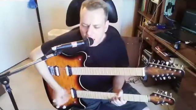 OLP Double neck guitar смотреть онлайн