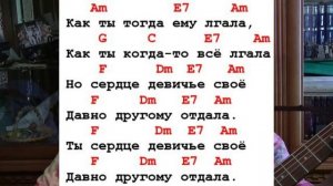 Поём под гитару песню "Когда мы были на войне"