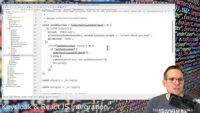 KEYCLOAK & React.JS - Part 2: Conditional rendering of components, based on authN state, roles, etc смотреть онлайн