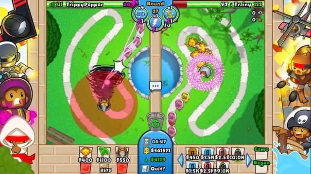 100X SPEED WIZARD VS HYPERSONIC GLAIVE GOD ARMY! :: Bloons TD Battles смотреть онлайн