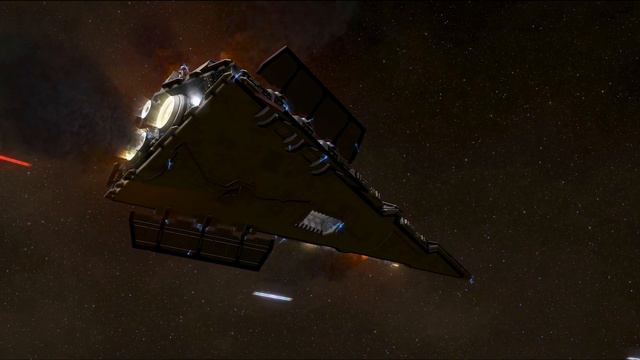 Victory-class Star Destroyer vs Sabaoth Destroyer - Star Wars: Empire At War Remake NPC Battle смотреть онлайн