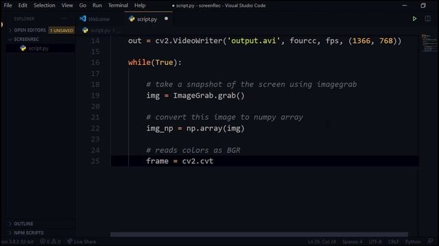 How to Create a Screen Recorder in Python смотреть онлайн