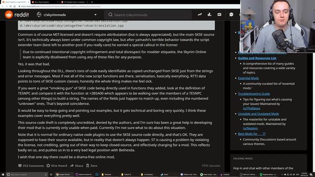 Skyrim Together is Stealing SKSE Source Code... смотреть онлайн