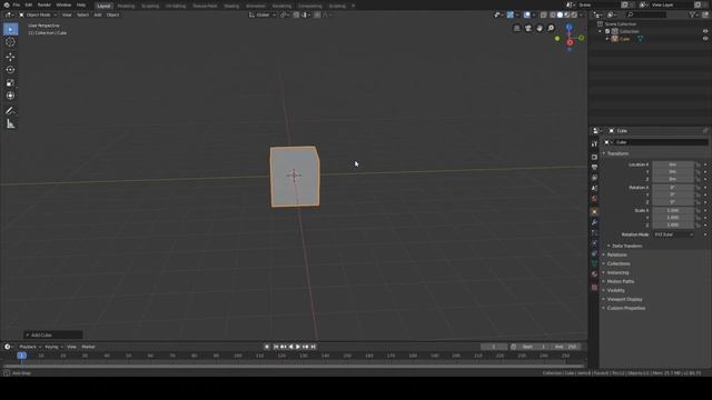 Blender. Урок 1. 3D моделирование, добавление и удаление объектов. смотреть онлайн