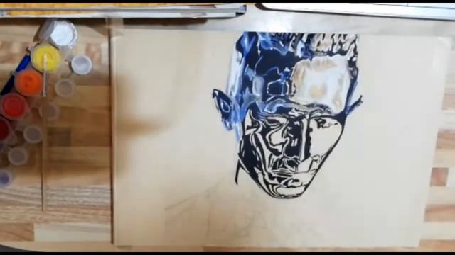HOW TO DRAW T-1000 (liquid metal terminator) from 1991 Terminator 2 смотреть онлайн