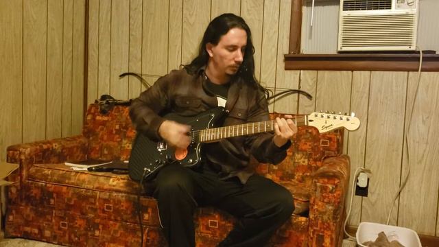 Zach strumming his new Fender electric guitar смотреть онлайн