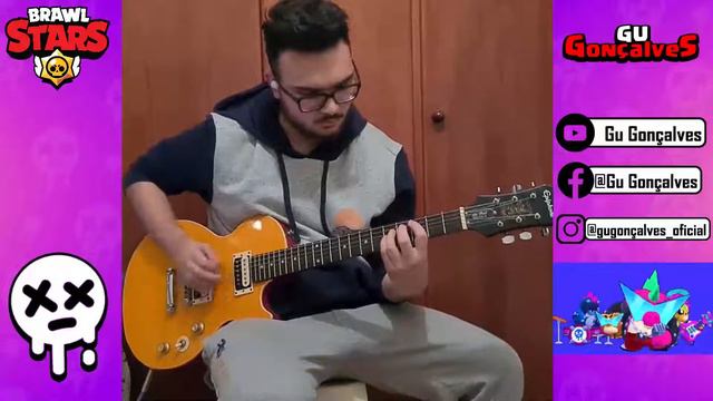 Cover Música Tema Brawl Stars da Bad Randoms na Guitarra смотреть онлайн
