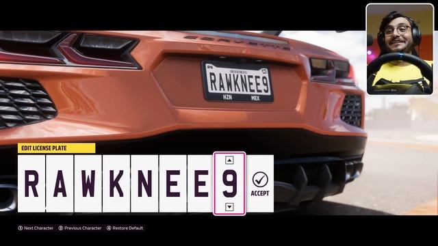 I PLAYED RACING GAME ON A REAL RACING WHEEL | RAWKNEE смотреть онлайн