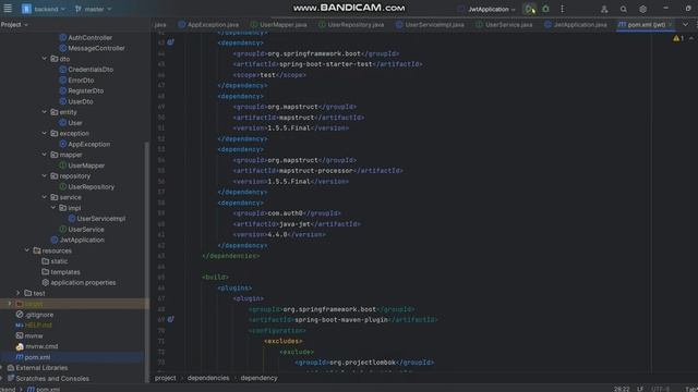 Java Spring Boot JWT Authentication смотреть онлайн