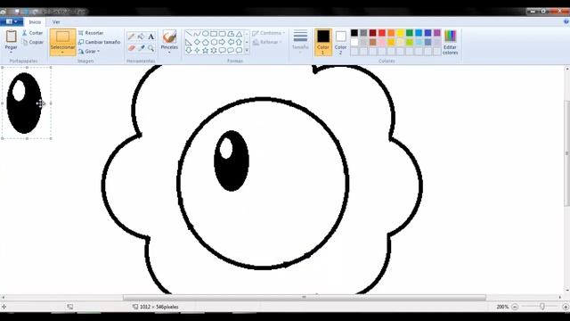 Dibujos en Paint 030 - Cómo dibujar una Florecita смотреть онлайн
