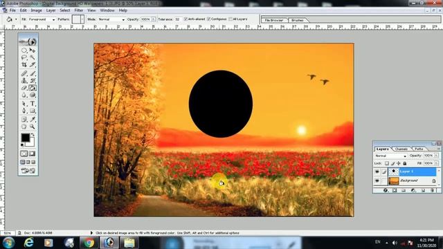 Photoshop 7 Lesson - 3 Marquee Tool смотреть онлайн