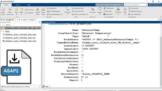 How to Customize ASAP2 (A2L) Files in Simulink Coder смотреть онлайн