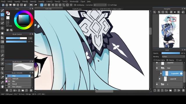 Genshin Impact Eula Fanart【SeareNee Speedpaint #1】 смотреть онлайн