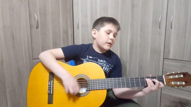 Незабудка. Кавер на гитаре. смотреть онлайн