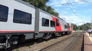 Электропоезд Ласточка ЭС1-017 с маршрутом Аэропорт Сочи-Туапсе