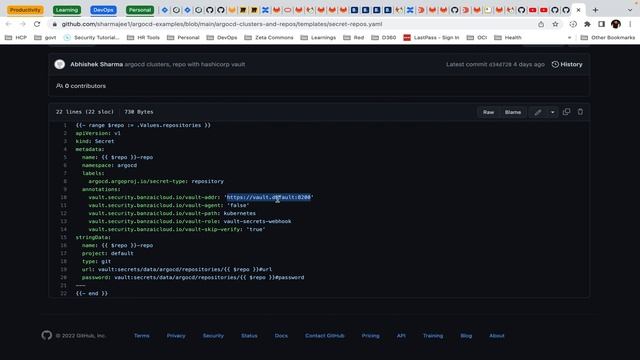 Add Kubernetes clusters, and git repo to ArgoCD using a secure way.(HashiCorp vault) смотреть онлайн