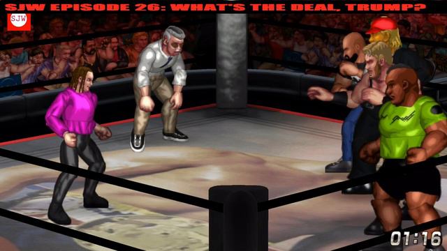 Greta Thunberg gets beat down by Jake Hager, Donald Trump, Joey Gibson & Tiny Toese - SJW Episode 2 смотреть онлайн