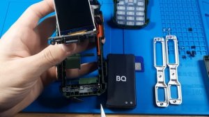 Ремонт телефона BQ-2430 Tank Power — нет сети | плохо ловит сеть после удара + РАЗБОРКА