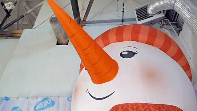 Надувная фигура Снеговик – надувной снеговик | новогодние декорации | новогодняя надувная реклама смотреть онлайн