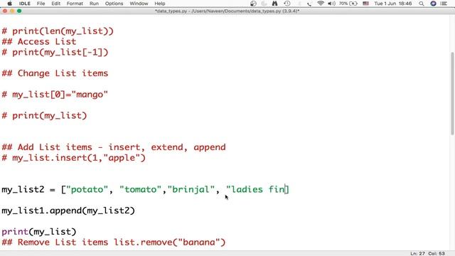 #3 Python Data Types: Lists & Tuples In Telugu ||Python Beginner Tutorial|| Learn Python Programmin смотреть онлайн