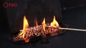 Новый FACI CAMINO - пеллетный гравитационный камин. Запуск и тест в разных режимах.