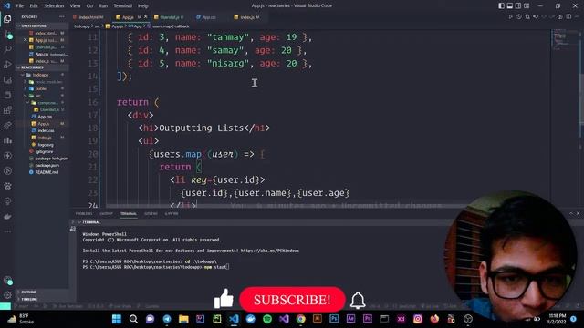 Full React Tutorial #9 - props in react js | props in react js functional component | react Props смотреть онлайн