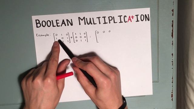 Boolean Matrix Multiplication: Easy to Follow Example! смотреть онлайн