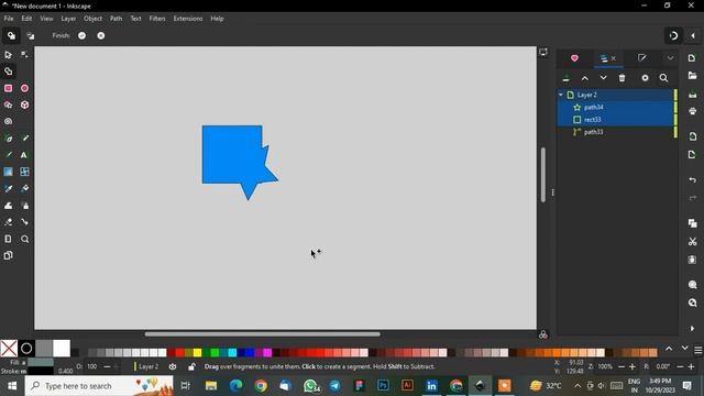 How To Use Shape Builder Tool. Inkscape. [ Part - 7 смотреть онлайн