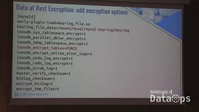 DataOpsBarcelona 2019 - Securing customer data in MySQL 5.7 and 8.0 смотреть онлайн